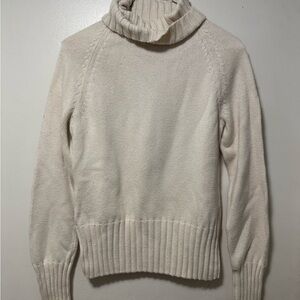 Vntg GAP Cream Cowl Neck Sweater